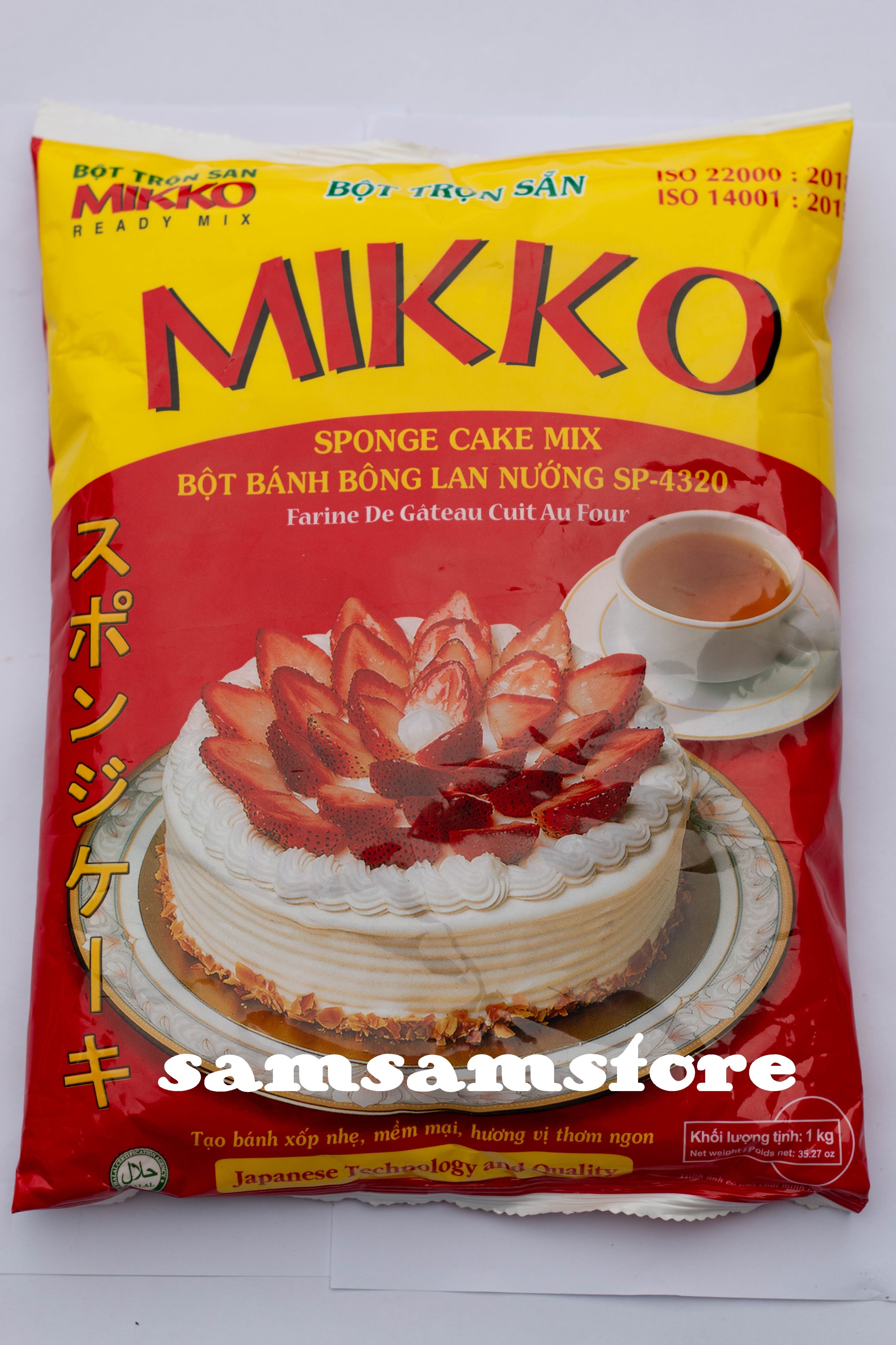 Bột làm bánh bông lan nướng Mikko