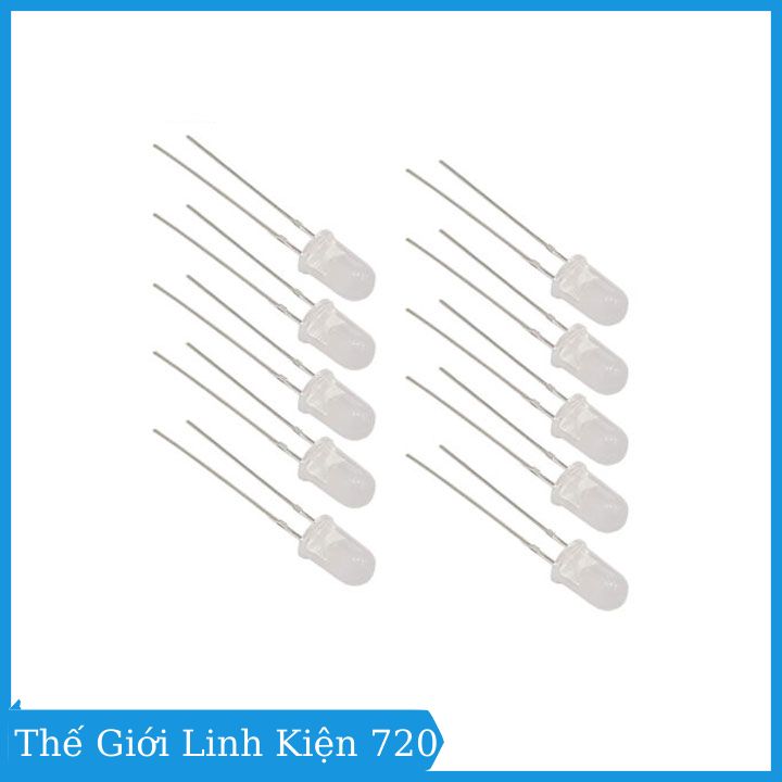 Gói 10 con led đục ø3 nhiều màu