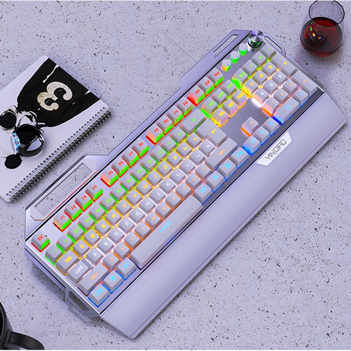 Bàn Phím Cơ Gaming Chơi Game Máy Tính Crack K100 Full Led 10 Chế Độ Khác Nhau