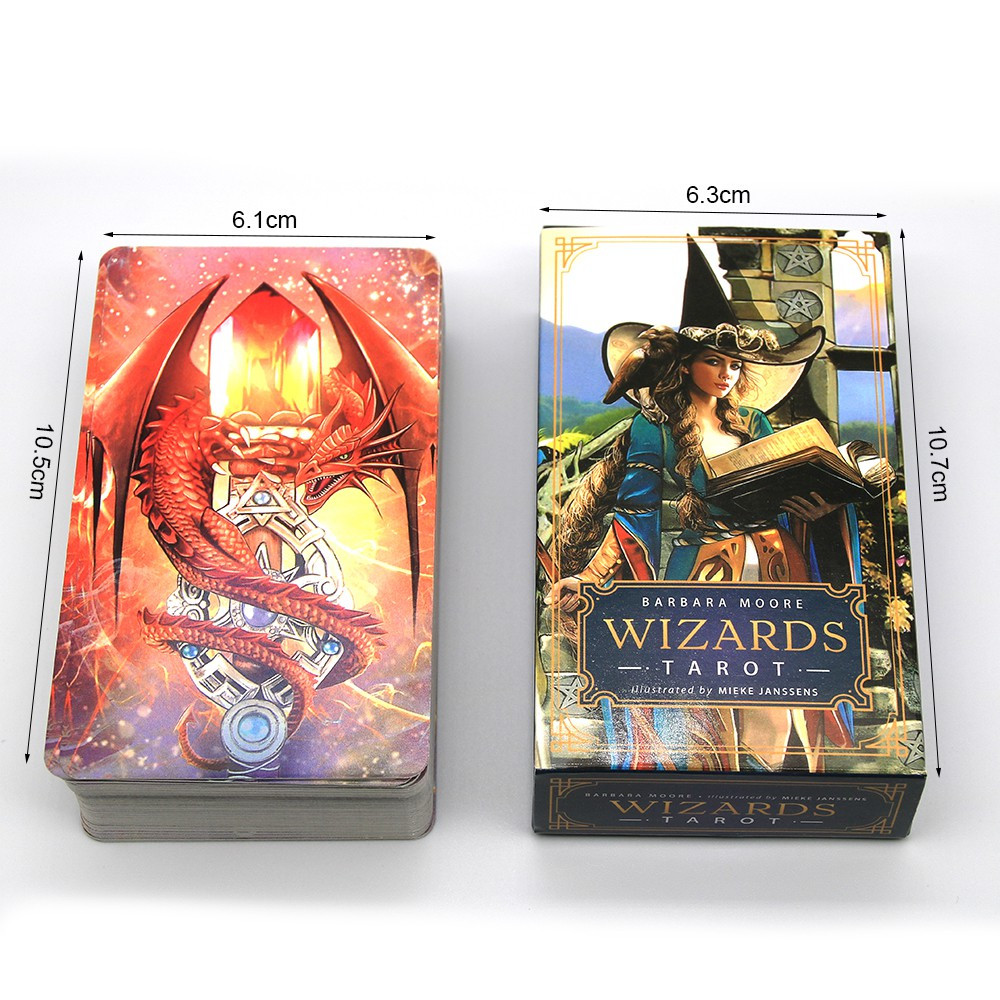 Bộ bài WIZARDS TAROT bói bài tarot oracle [MUA 2 BỘ BẤT KÌ TẶNG ĐÁ THANH TẨY]