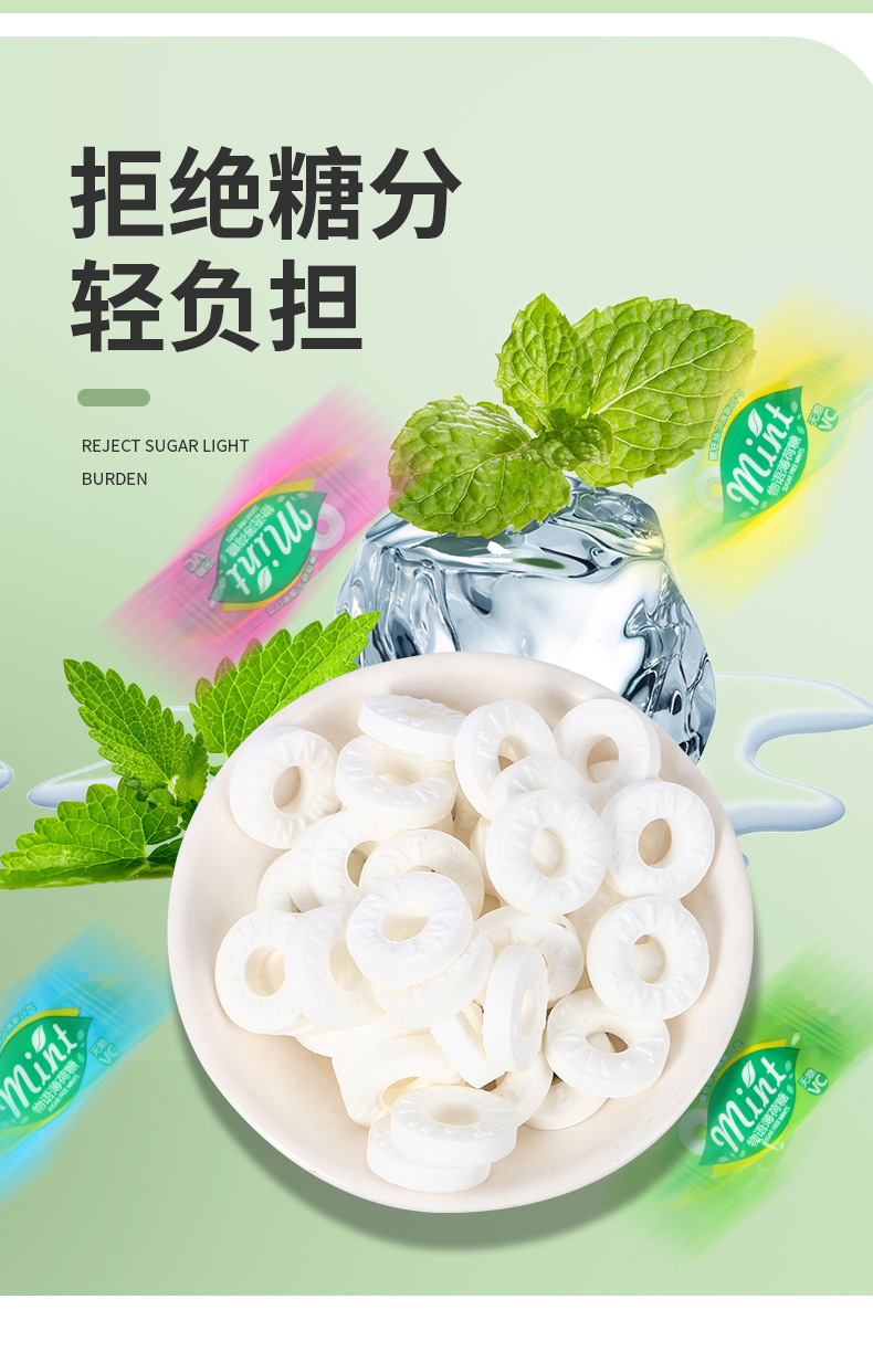 [ Sẵn hàng ] Combo 1000G KẸO C NGẬM BẠC HÀ