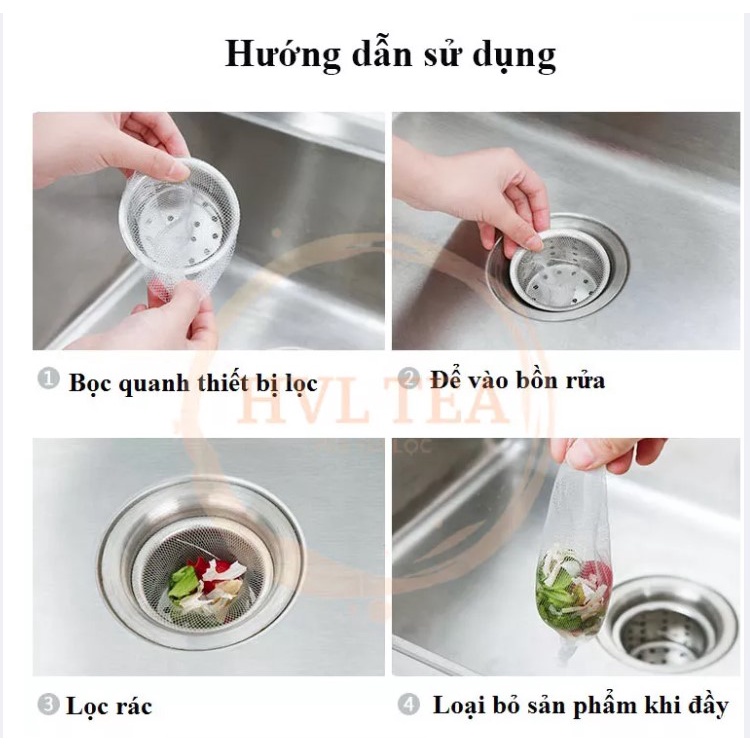 1 bag kitchen sink filter trash bag-joylot-King package