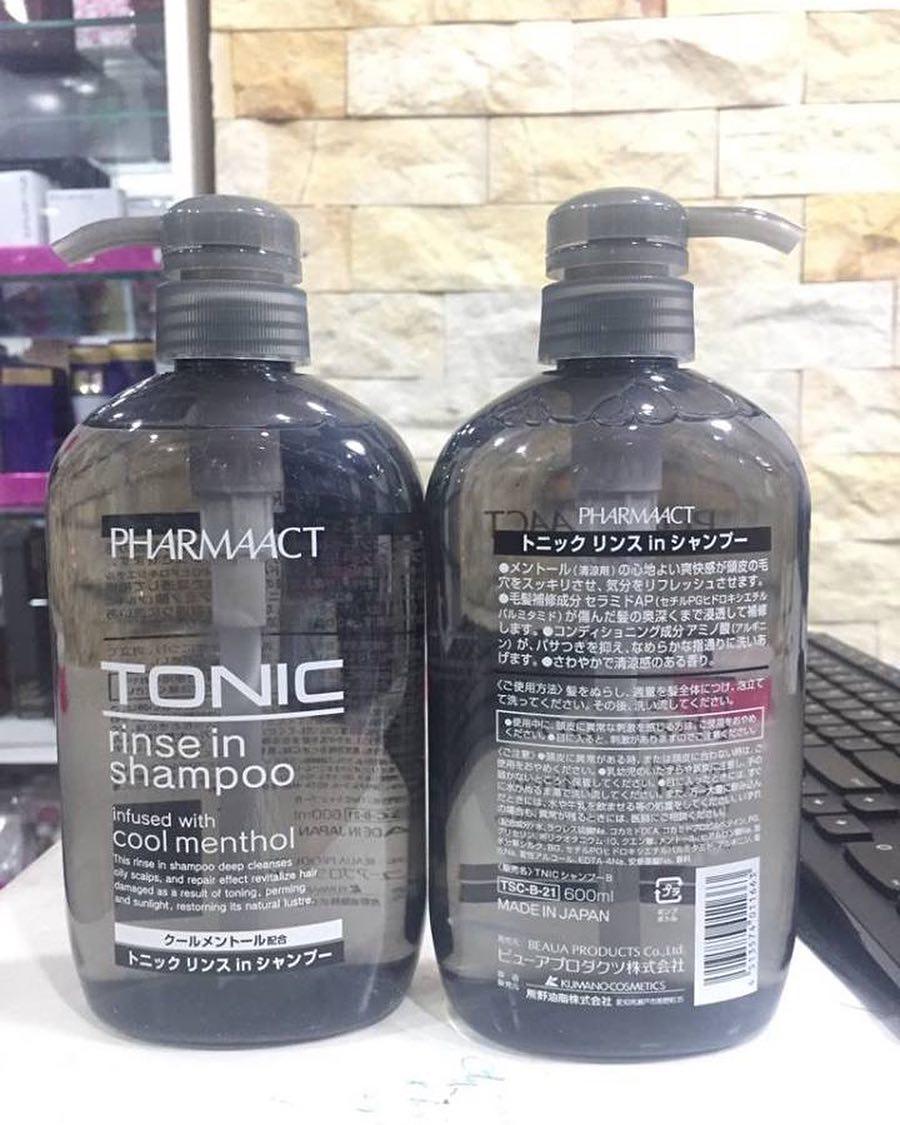 |Giả Giá 50% Toàn Bộ Gian Hàng| DẦU GỘI BẠC HÀ CHO NAM PHARMAACT TONIC NHẬT BẢN (600ML) - HÀNG NỘI ĐỊA NHẬT - ORGREV COSMETIC