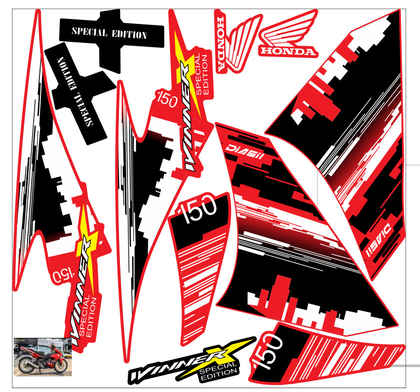 tem rời winner X mẫu thành phố đỏ đen