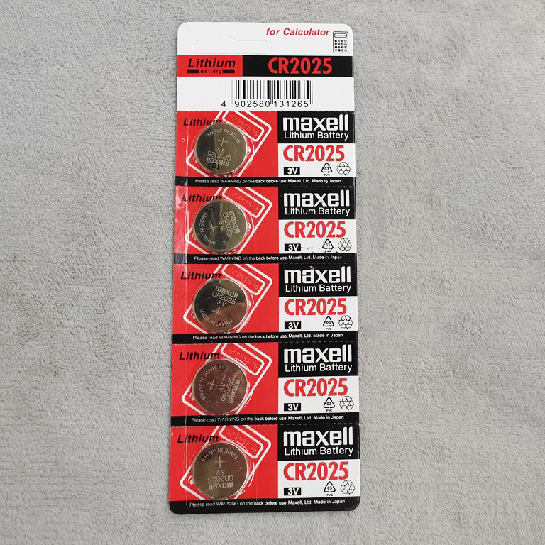 Combo 2 Pin CR2025  Maxell Lithium  3V