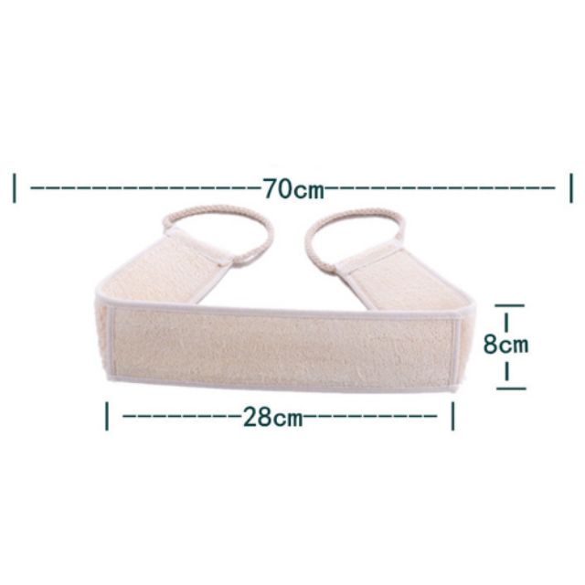 Cọ tắm 2 mặt xơ mướp tự nhiên