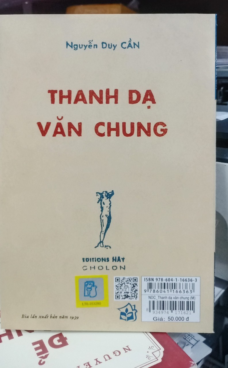 Sách NXB Trẻ - THANH DẠ VĂN CHUNG ( TÁI BẢN 2021 )