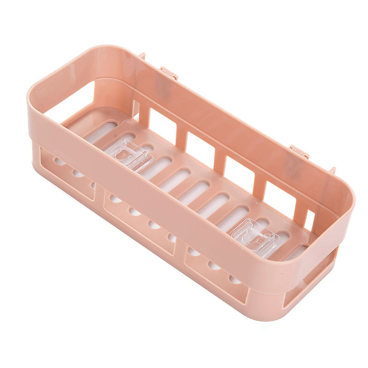 Khay Kệ Nhựa Chữ Nhật Dán Tường Để Đồ Nhà Tắm - Kệ Dán Bao Chắc - Tiện Lợi, Sang Trọng, Không Khoan Tường