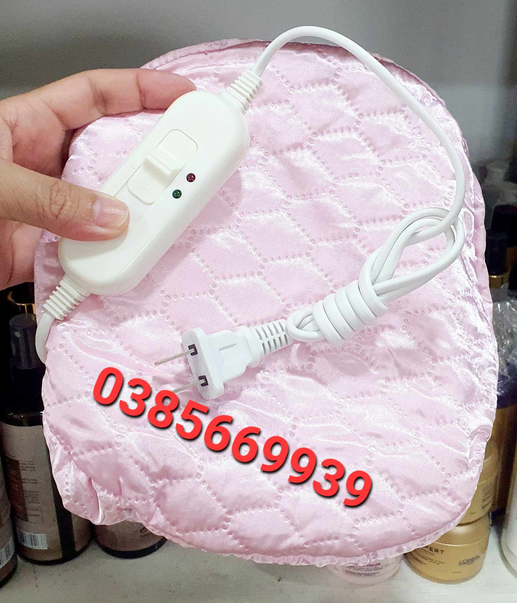 Mũ ủ tóc nhiệt tại nhà QH Lactus season 2 cấp độ mũ hấp tóc nhiệt cao cấp chuẩn salon
