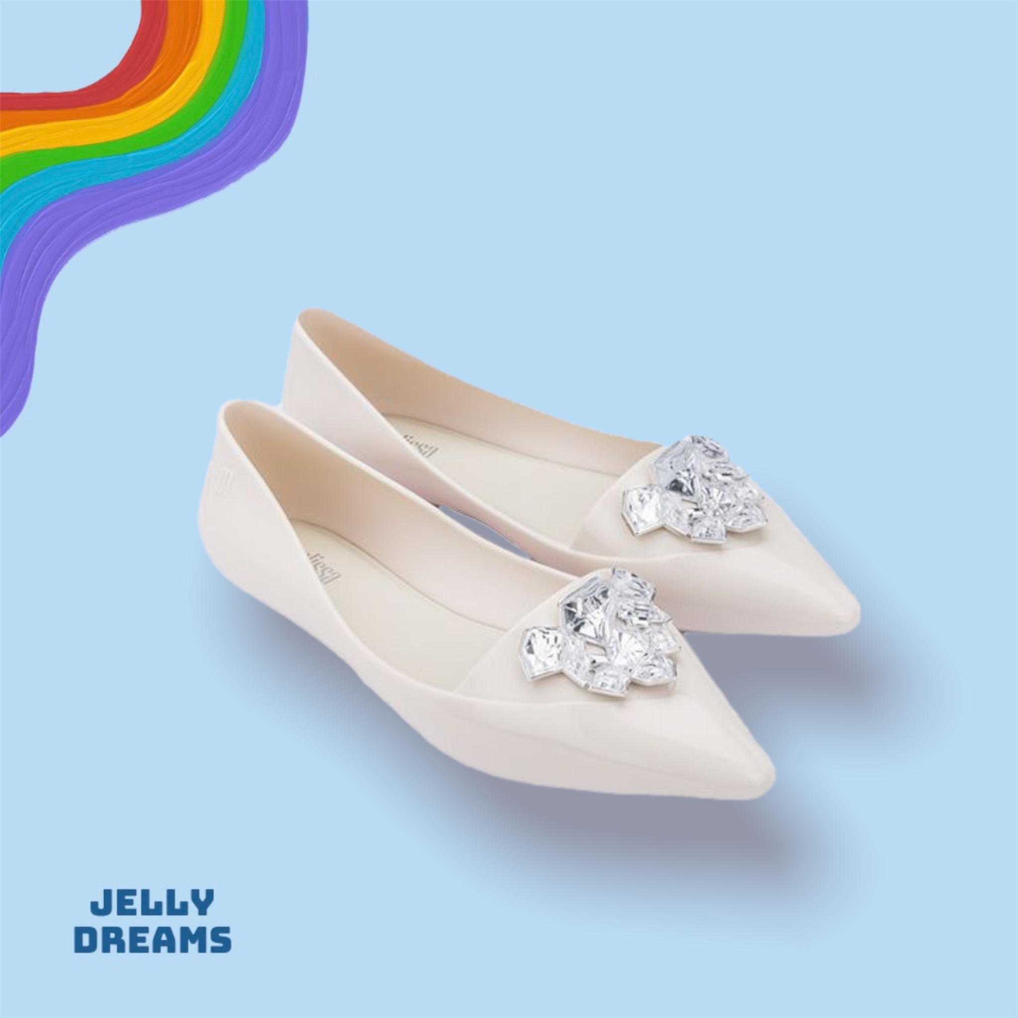 Giày Nhựa Thơm Melissa Pointy Stones