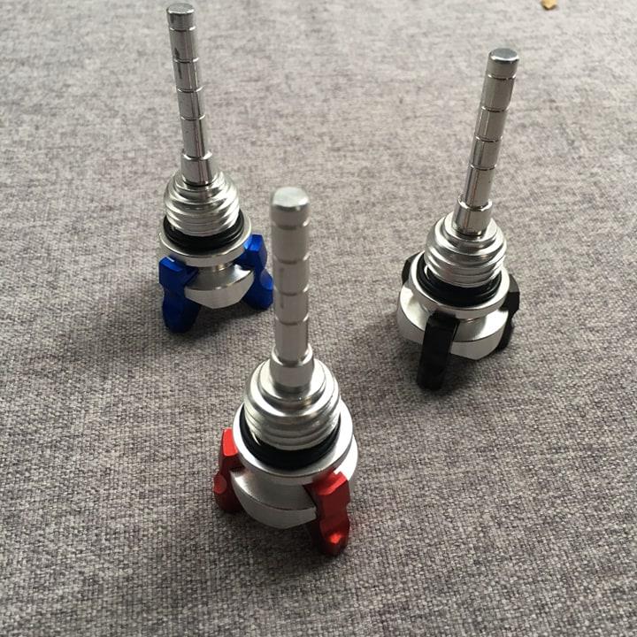[NHỚ THĂM EM CHIỀU THỨ 7] TI THĂM NHỚT XE MÁY KIỂU 3 CẠNH  CAO CẤP (MÀU XANH DƯƠNG)