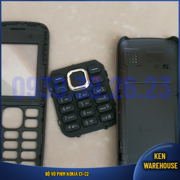 Bộ Vỏ Phím Nokia C1-02 - KEN warehouse