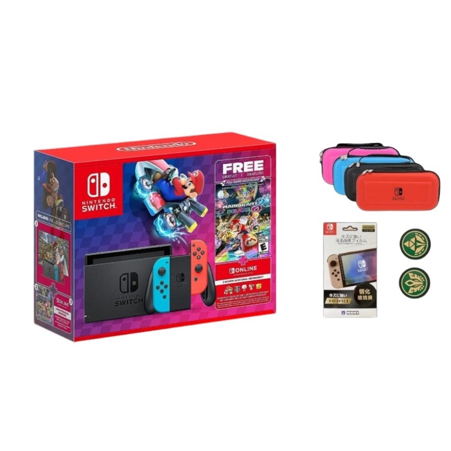 [HCM][Trả góp 0%]Máy Nintendo Switch V2 Grey Mới 100% Fullbox Chính Hãng