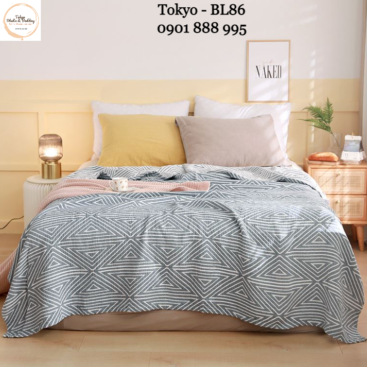 (7)TH Chăn Xô Organic Cotton Dòng Phổ thông/Basic 3 lớp