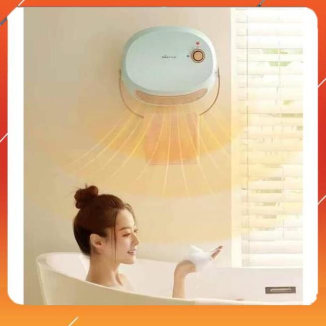 [ CHÍNH HÃNG] Máy sưởi chống nước cao cấp, Quạt sưởi treo tường phòng tắm, quạt sưởi để bàn Bear DNQ-A19B1