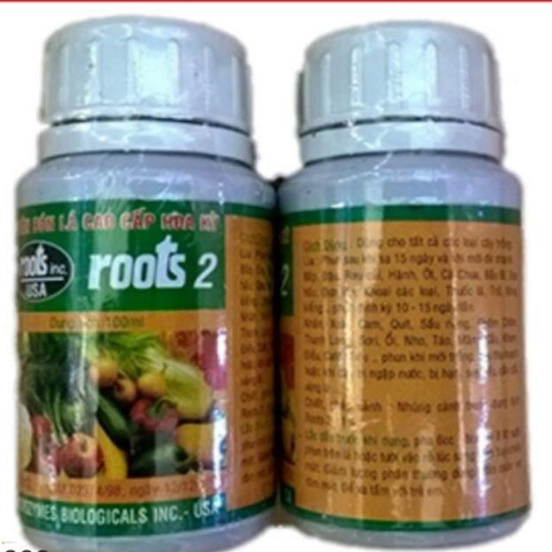Phân bón lá cao cấp kích rễ Roots 2 nguyên liệu nhập USA 100ml