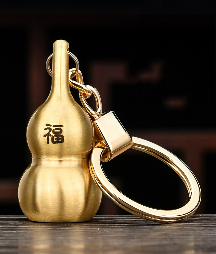 Deva Shop 402 | bật lửa xăng đá kiêm móc khóa xe Chief CF-202 hình hồ lô độc đáo - bật lửa xăng -bật lửa độc lạ - bật lửa đa năng