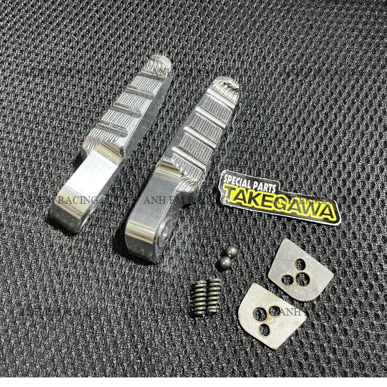 Cặp gác chân nhôm gcraft cnc gắn xe máy exciter winner wave dream sirius