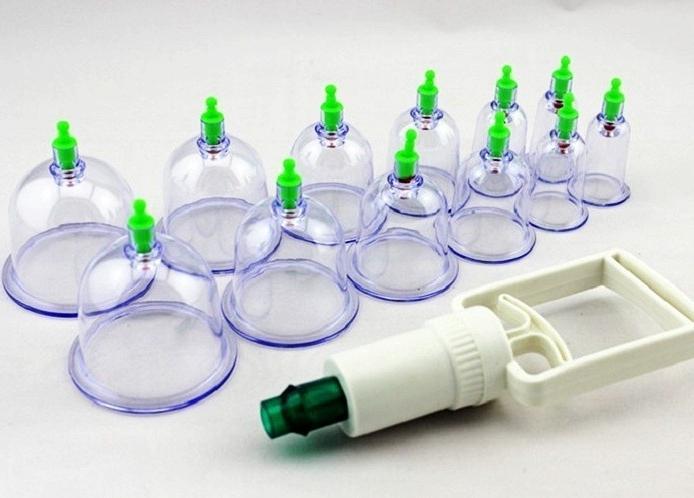 Bộ 12 Cốc Giác Hơi Không Dùng Lửa Cao Cấp