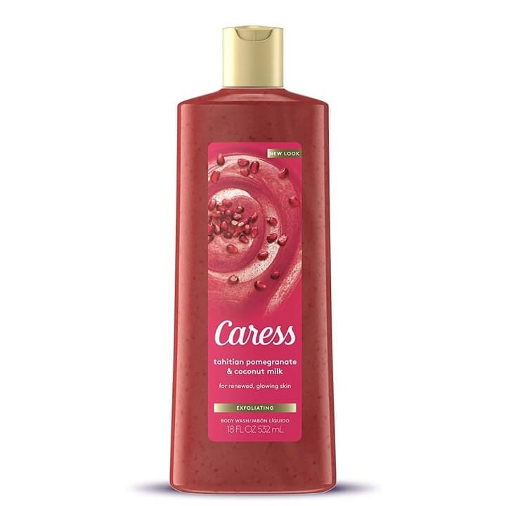 Sữa tắm dưỡng da hương nước hoa caress tahitian pomegranate , black orchid, orange blossom 532ml của mỹ