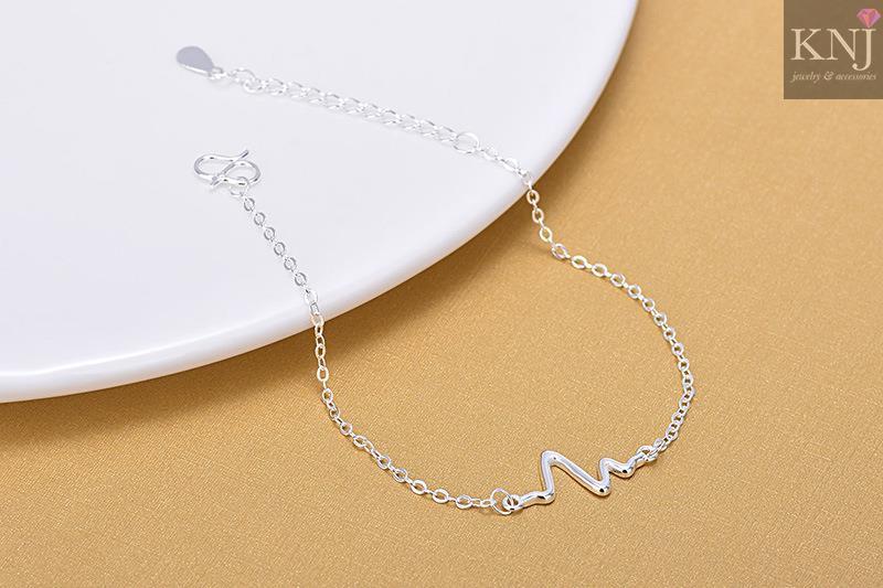 [HCM]LẮC CHÂN MẠ BẠC SÓNG ĐIỆN - LC0301