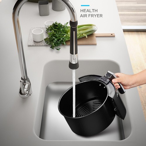 NỒI CHIÊN KHÔNG DẦU HASUKA-5,5L