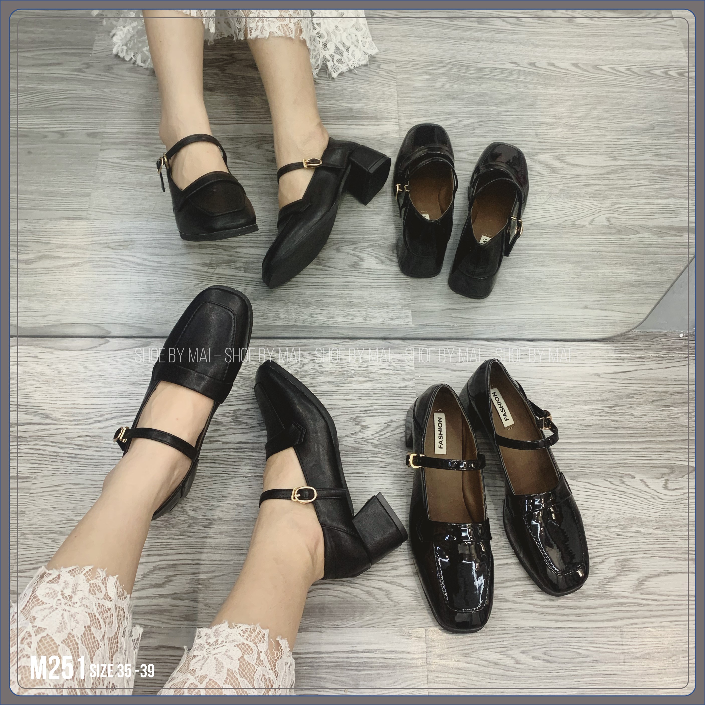 Giày búp bê M251 - 5 phân