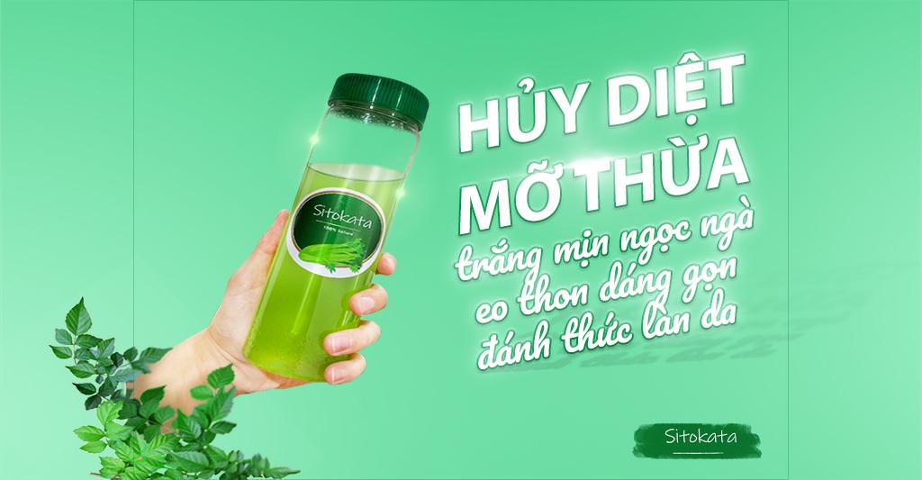 Bột Cần Tây Giảm Cân SITOKATA ( Ưu đãi từ combo 3 hộp )