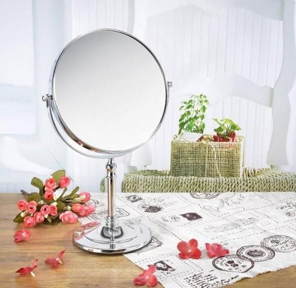 Gương trang điểm 2 măt phong cách cổ điển xoay 360 (:10-81-6.5 cm)