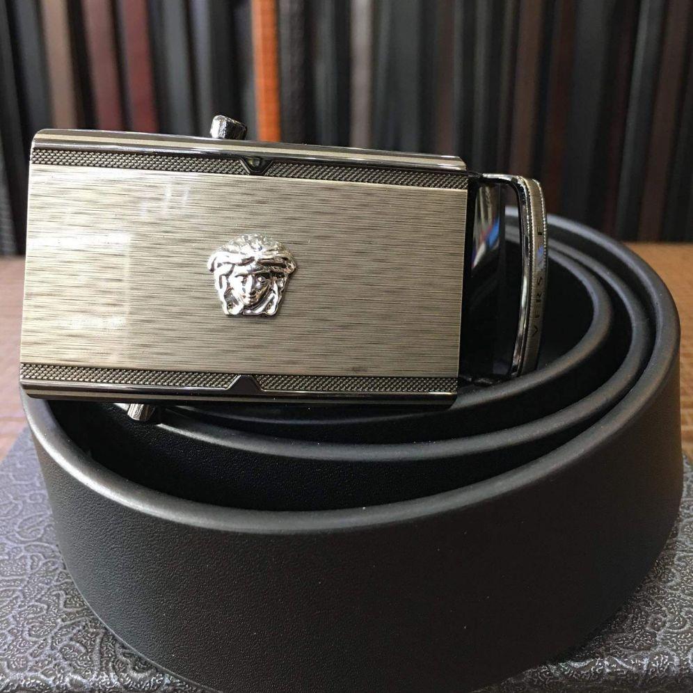 Thắt lưng da bò 1 lớp đầu kéo cao cấp HD006