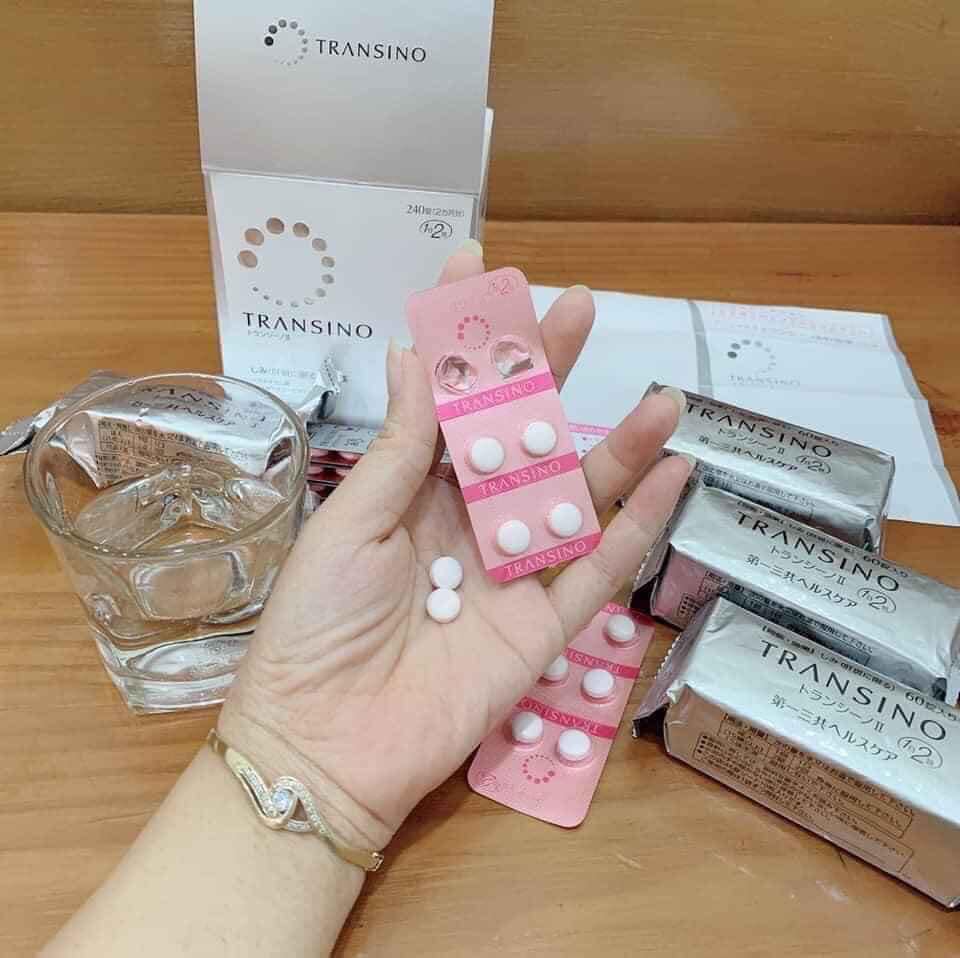 Hộp Viên uống Transino whitening nhật bản 240 viên