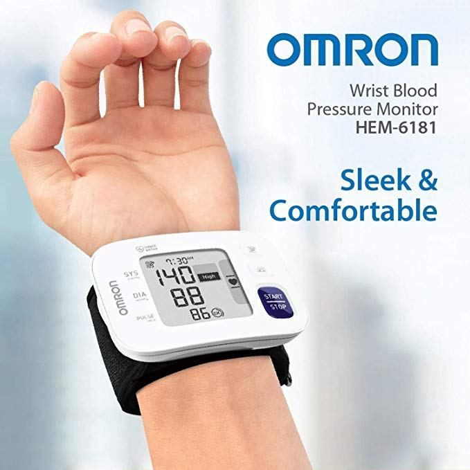 [HCM] Máy đo huyết áp cổ tay HEM-6168 tự động hoàn toàn, đơn giản, dễ sử dụng, cho kết quả chính xác tuyệt đố, phù hợp với người tăng huyết áp và rối loạn nhịp tim