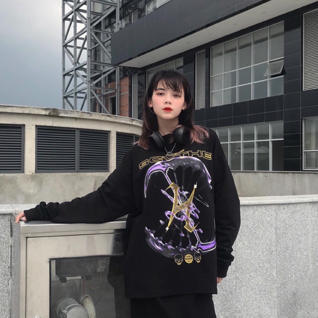🤲Áo Sweater Tay Dài Hades The Scythe