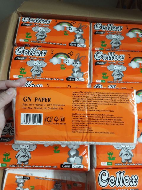 Khăn Giấy Ăn Cellox 300 Tờ 2 Lớp