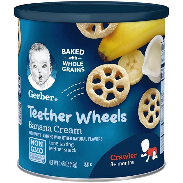 Bánh Ăn Dặm Gerber Lil'Crunchies Non GMO