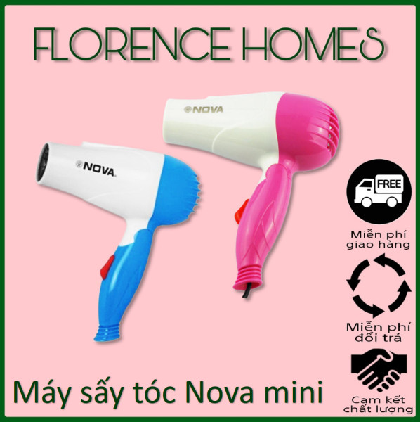 Máy sấy tóc mini Nova dễ thương - máy sấy tóc mini công suất nhỏ siêu đáng yêu - mấy sấy tóc mini gia đình - máy sấy tóc mini dành cho bạn gái - máy sấy tóc Nova 1000w giá rẻ