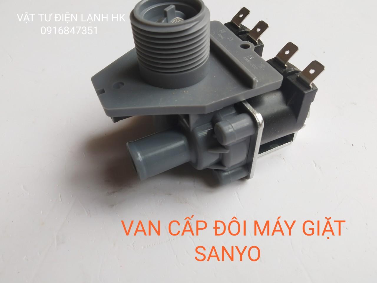 Van cấp nước máy giặt SANYO đôi