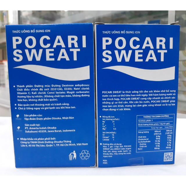 HỘP 5 GÓI BỘT PHA BÙ NƯỚC POCARI SWEAT