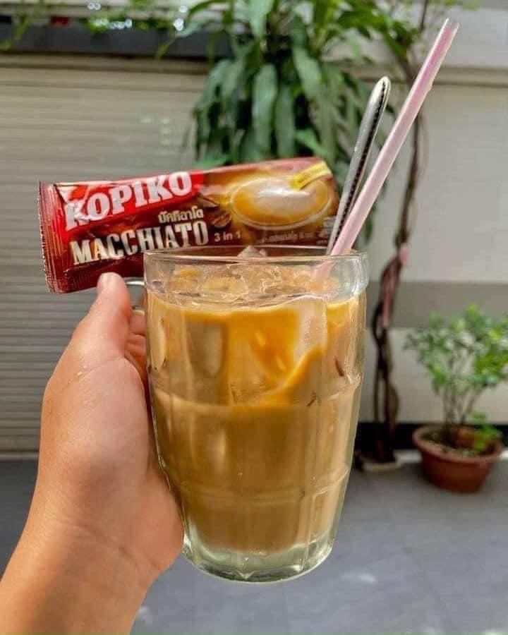 [SẴN SHOP] Cà Phê Sữa Kopiko Thái Lan Túi Lớn 480g (20 gói)