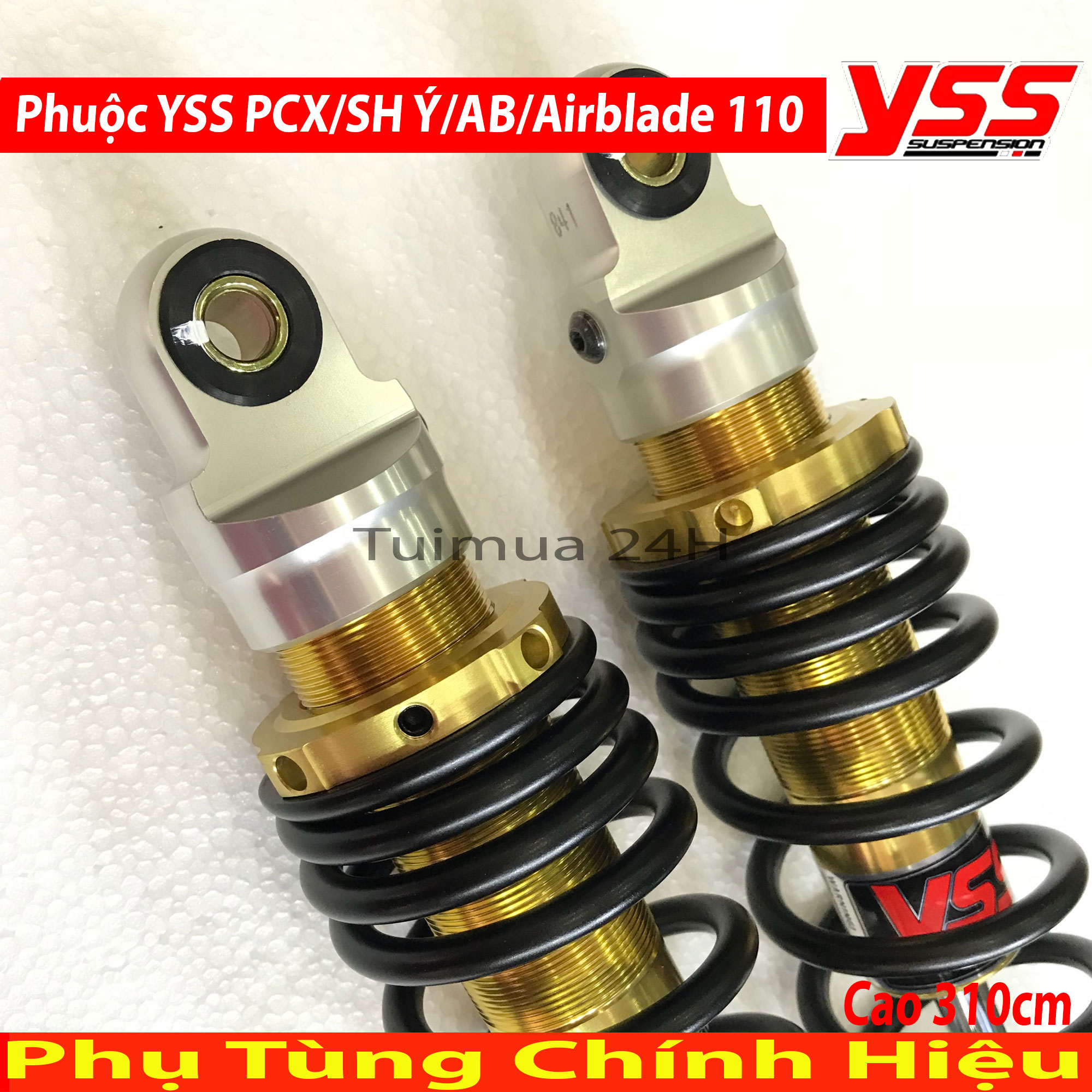 [HCM]Phuộc YSS E-Series PCX / SH Ý / AB / Airblade 110