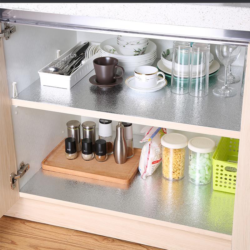 Cuộn Giấy Bạc Dán Bếp Dán Tường Cách Nhiệt Chống Thấm 2m*60cm