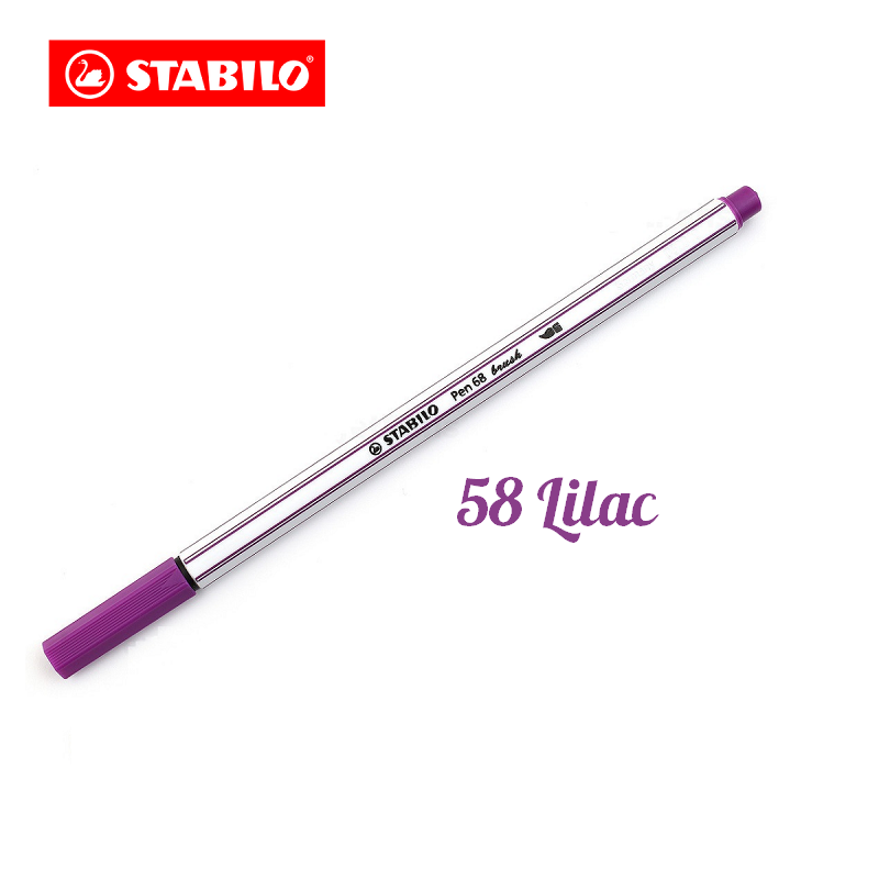 Bút lông Stabilo pen 68 brush luyện Calligraphy