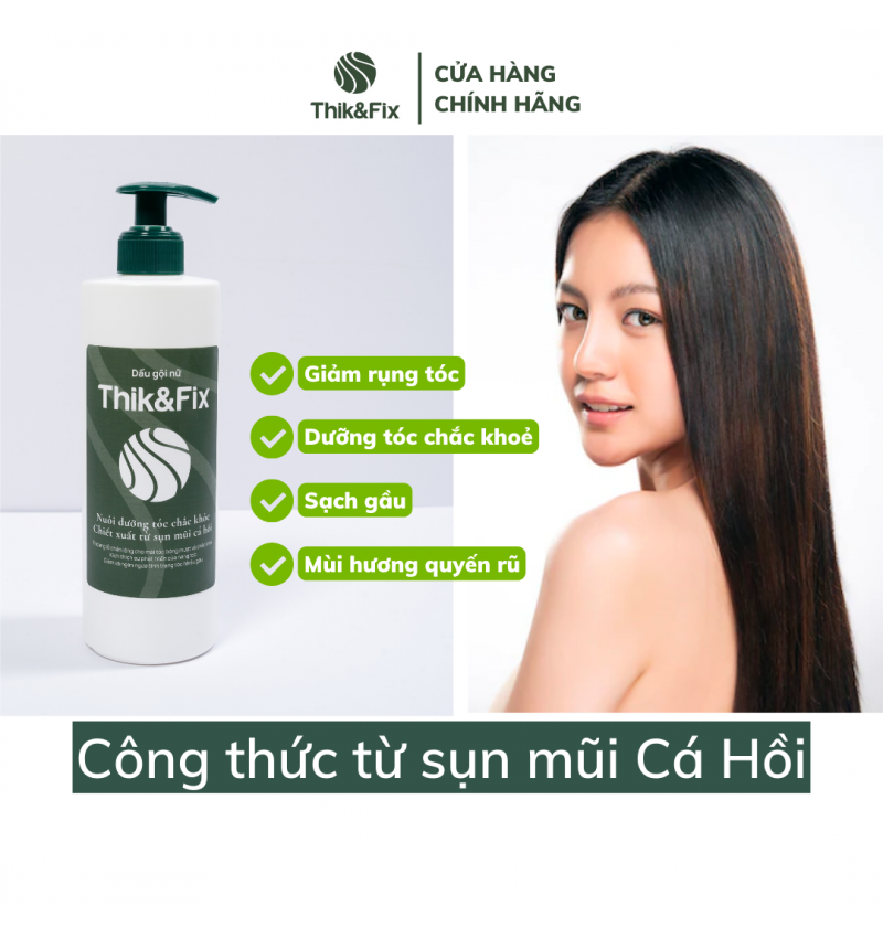 Cốm  Uống Thik & Fix - Mọc Tóc Phong Cách Nhật Bản - Cốm Dưỡng Tóc THIK&FIX - Hỗ Trợ Làm Đen Tóc - Mi Phar 1