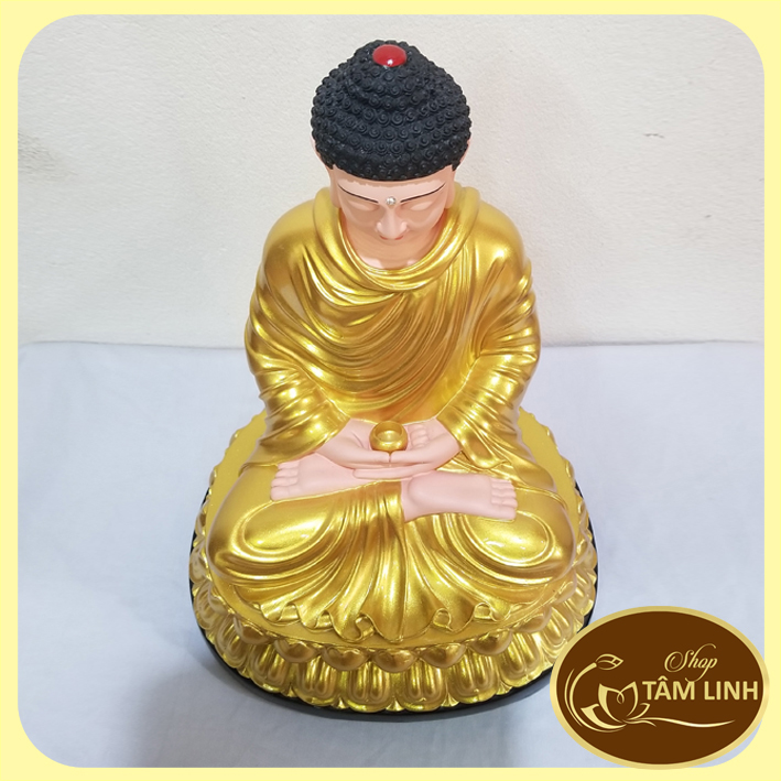 Tượng Phật Bổn Sư Thích Ca Mâu Ni - cao 30cm nhựa composite