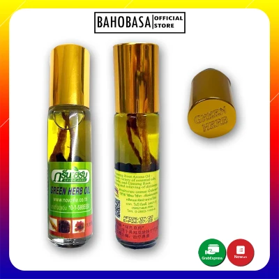 [HCM]Dầu sâm thảo dược Thái lan Green Herb Oil 8cc 1 CHAI