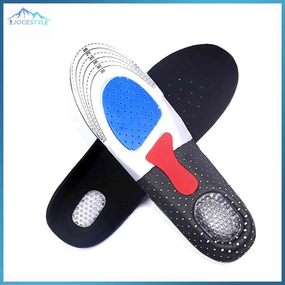 cheerfulhigh] 1 Pair Gel Orthotic Sport Running Insoles Insert Shoe Pad (L)  - intl 