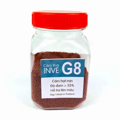 50g Thức Ăn Cá Cám Thái Inve G8 (0.8mm) Cho Cá Beta Guppy Vàng...