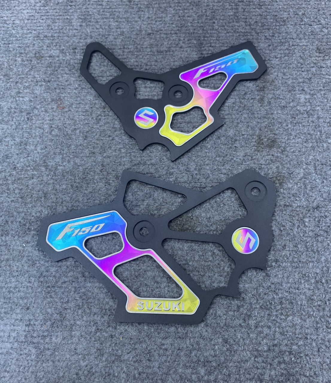 cặp nẹp sườn raider / satria nhôm + titan