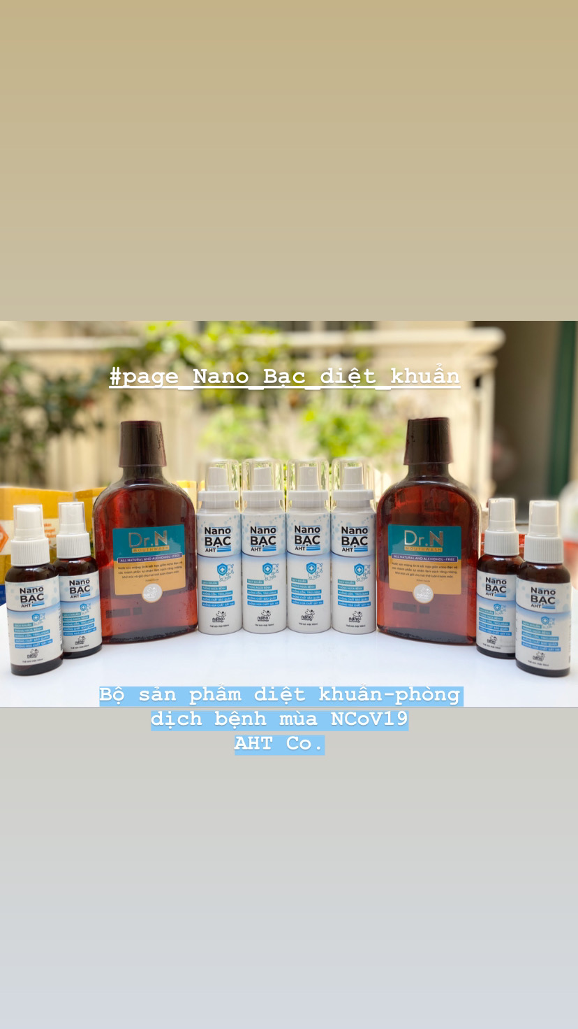 Chai xịt diệt khuẩn Nano Bạc size nhỏ