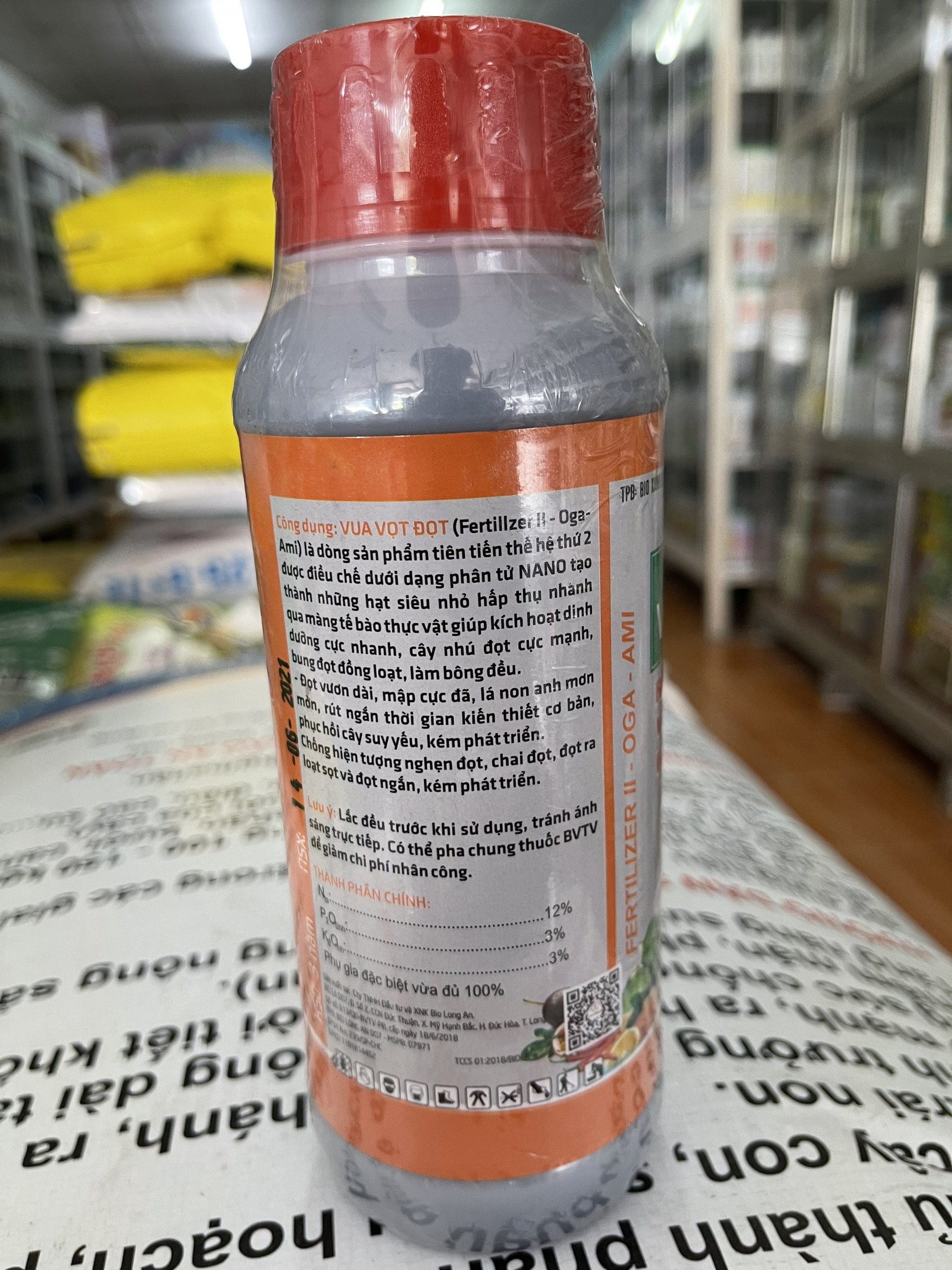 VUA VỌT ĐỌT BIO JAPAN 500ML
